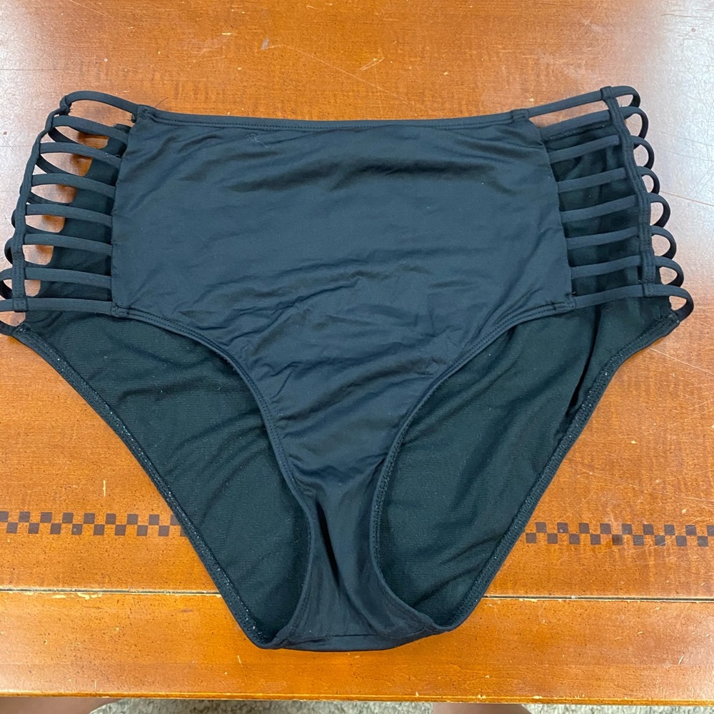 High waist bikini bottoms